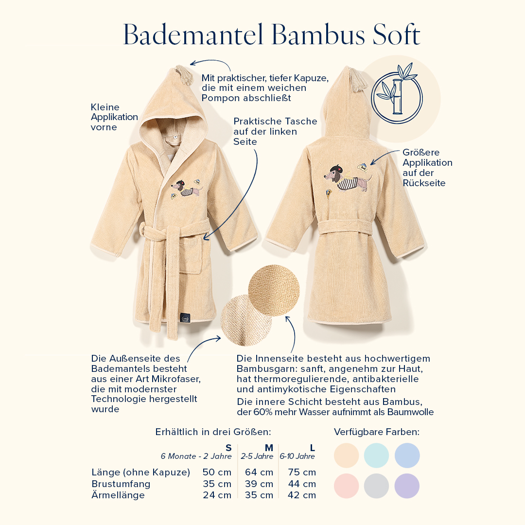 Kinder Bademantel FROGS