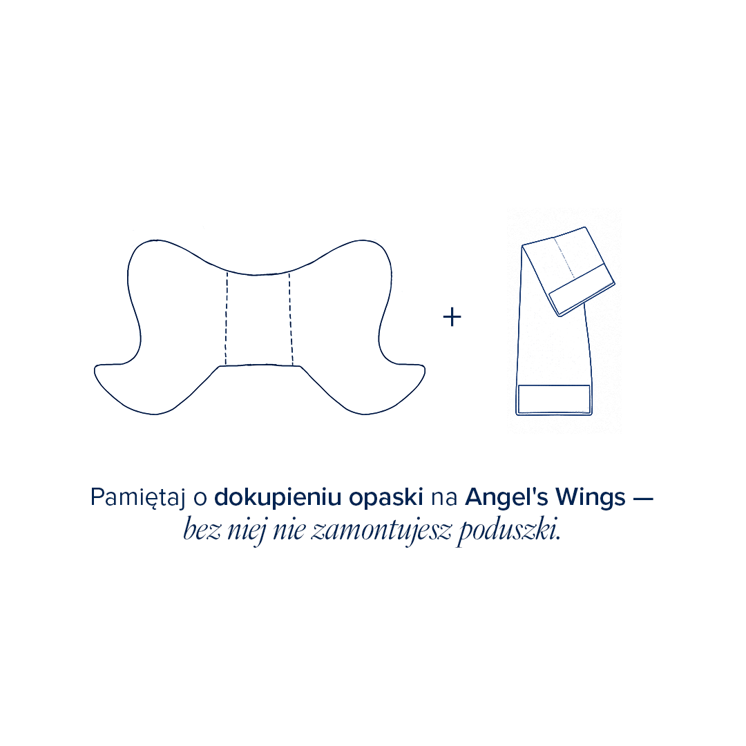 Poduszka Angel's Wings Jersey MOM CHERIE