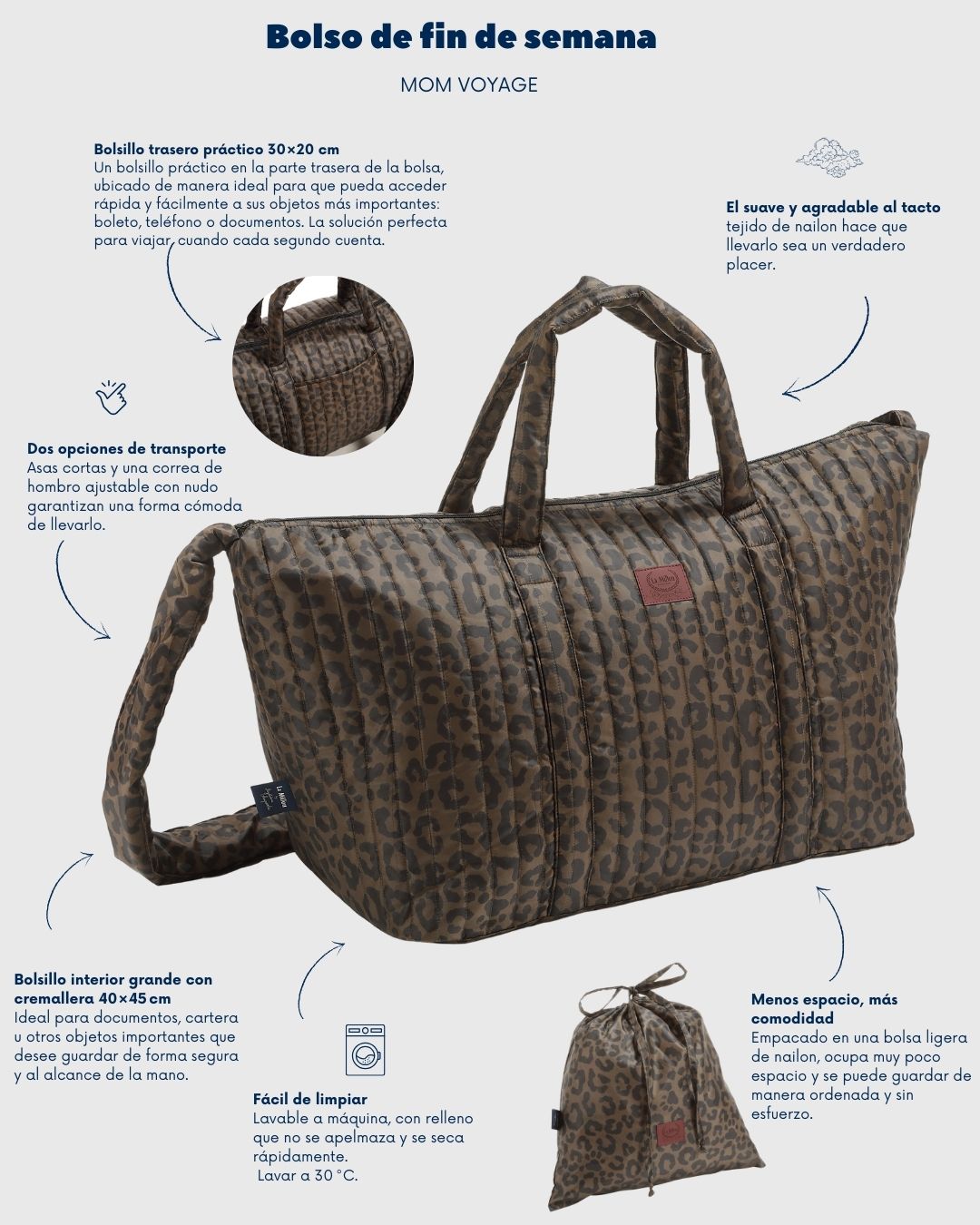 Bolsa de fin de semana Nailon HEARTBEAT PINK