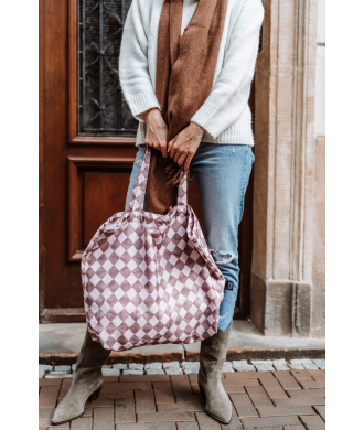Torba Shopper Bag PRINCESS CHESSBOARD-500515