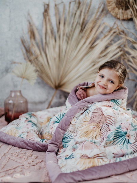 Ciepły Koc Velvet BOHO PALMS LIGHT-550620242616