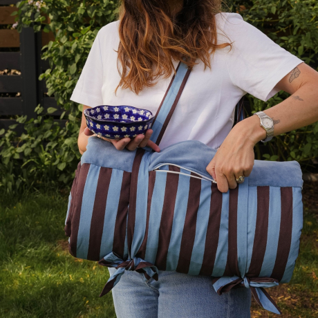 Koc Piknikowy STRIPES BLUE-1588771421255