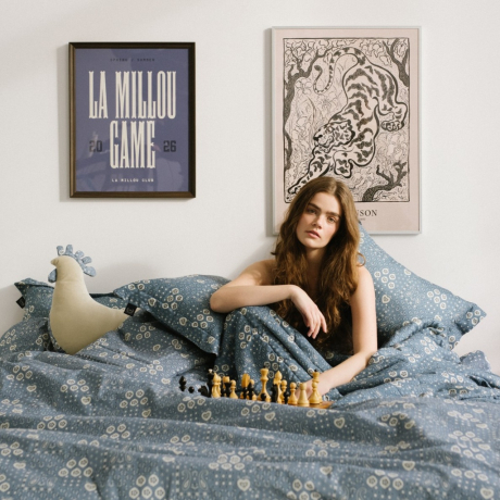 Komplet Pościeli Bawełnianej BANDANA DENIM-1512718359588