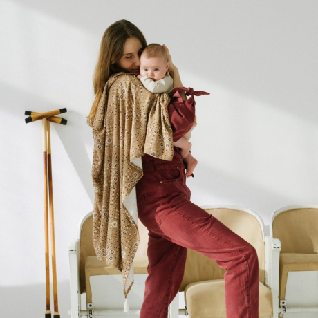 Otulacz Bamboo BANDANA MOCCA-1510950298247