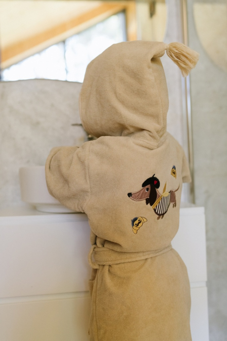 Szlafrok Dziecięcy PIERRE THE DOG-1067164173274