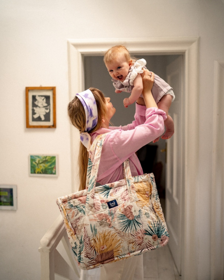 Torba Pikowana dla Mamy BOHO PALMS LIGHT-891214296762