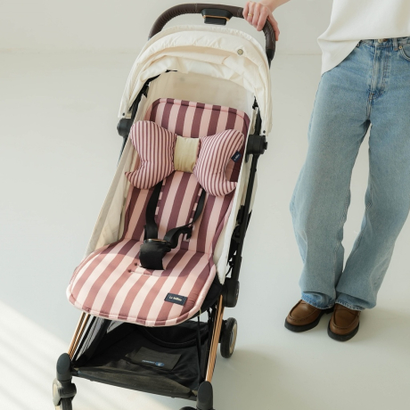 Zestaw spacerowy STRIPES PINK-1545921277509