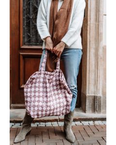 Torba Shopper Bag PRINCESS CHESSBOARD-500515