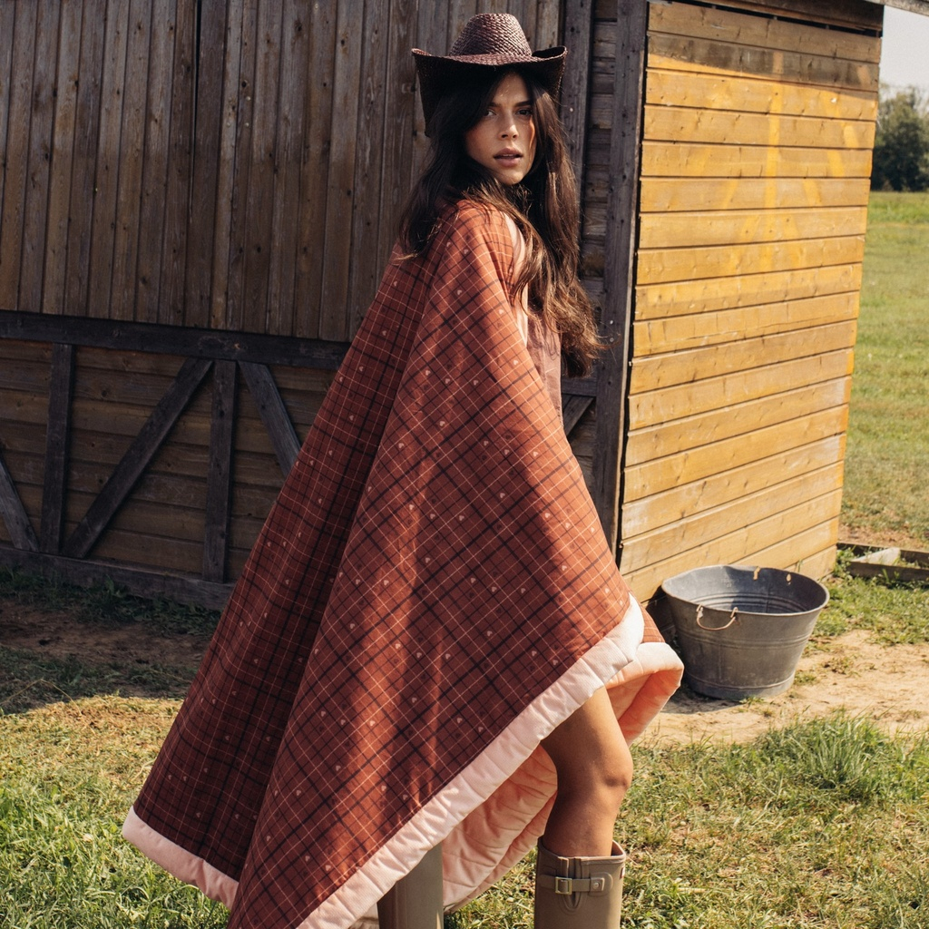 Ciepły Koc Velvet MOO MEADOW PLAID