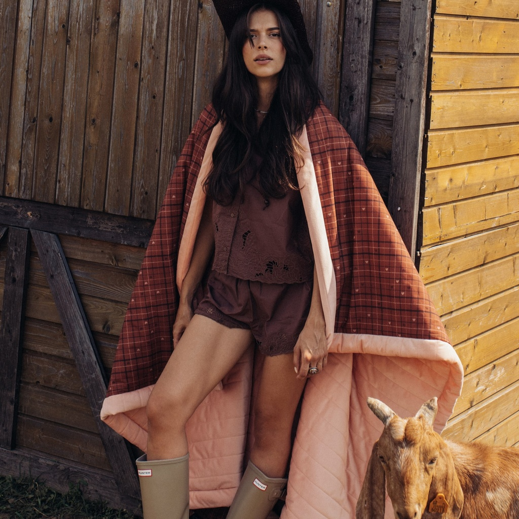 Ciepły Koc Velvet MOO MEADOW PLAID