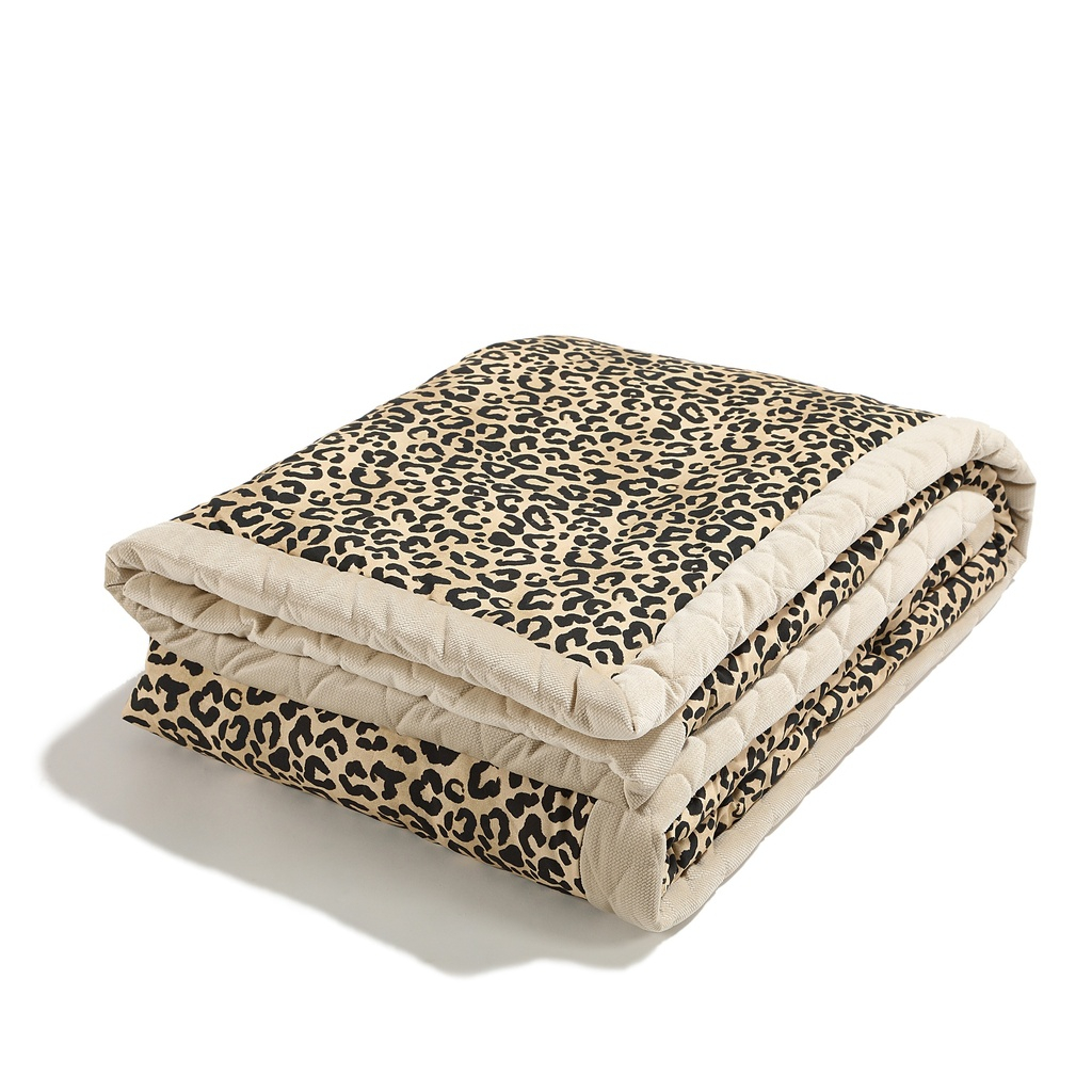 Couverture Chaude Velvet LEOPARD CREAM par Magdalena Lamparska