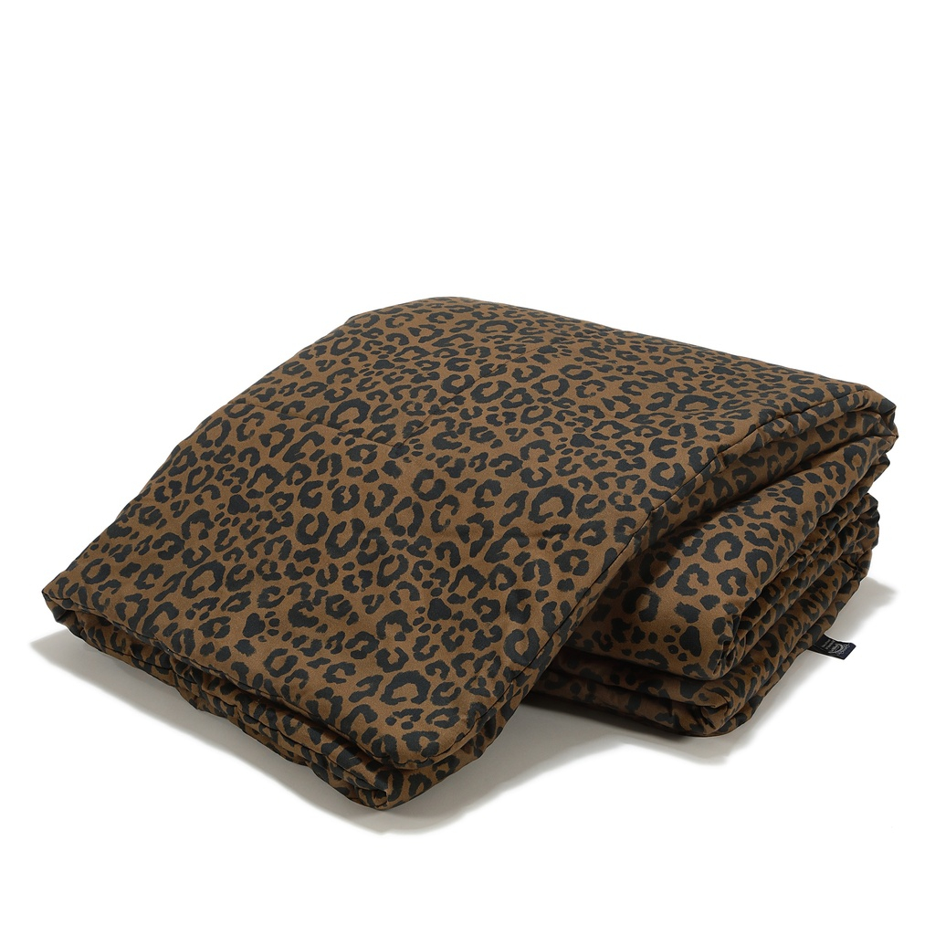 Cotton Duvet LEOPARD CHOCO by Magdalena Lamparska