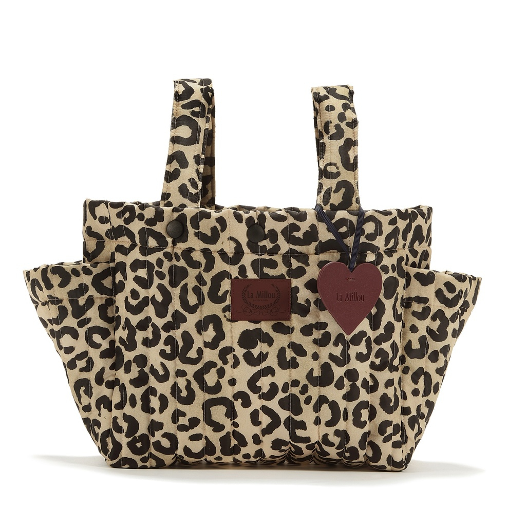 Stroller Organizer Nylon LEOPARD CREAM by Magdalena Lamparska