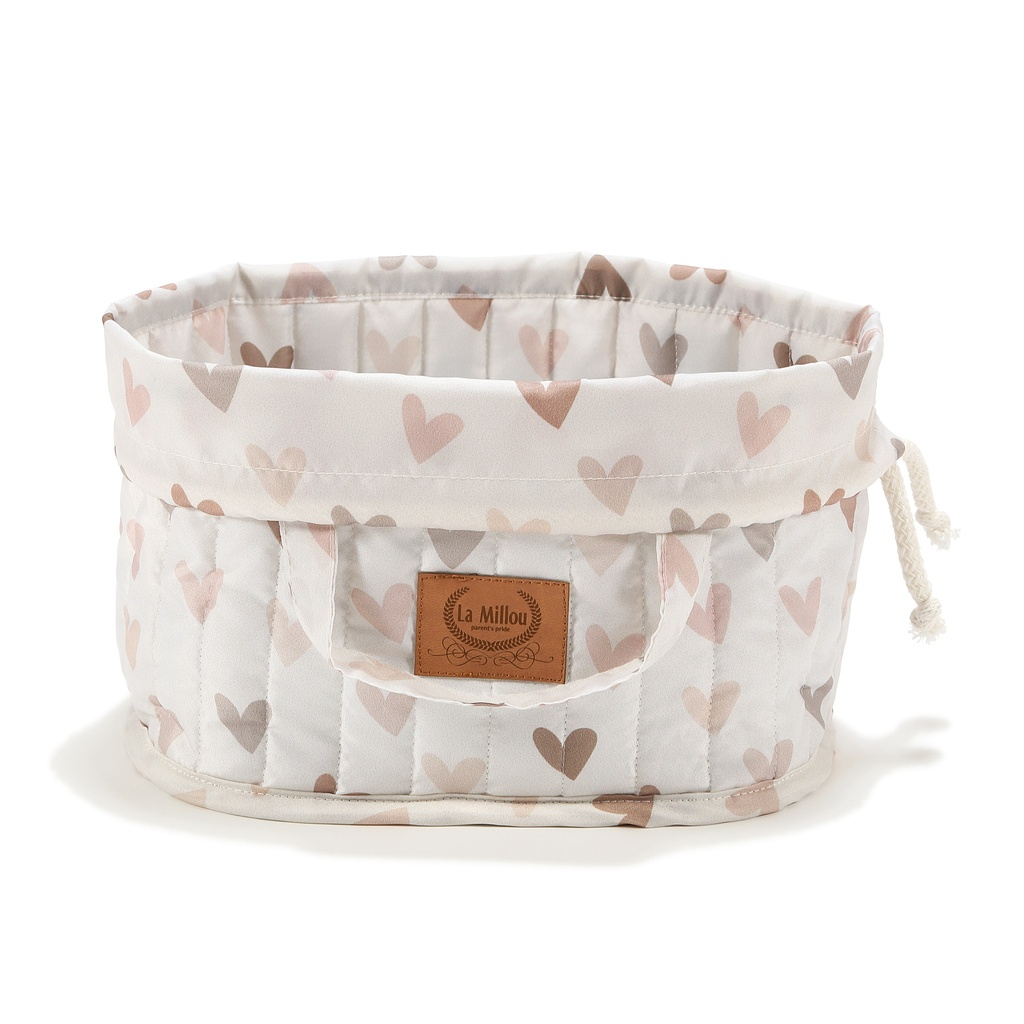 Sac à couches Nylon HEARTBEAT BEIGE