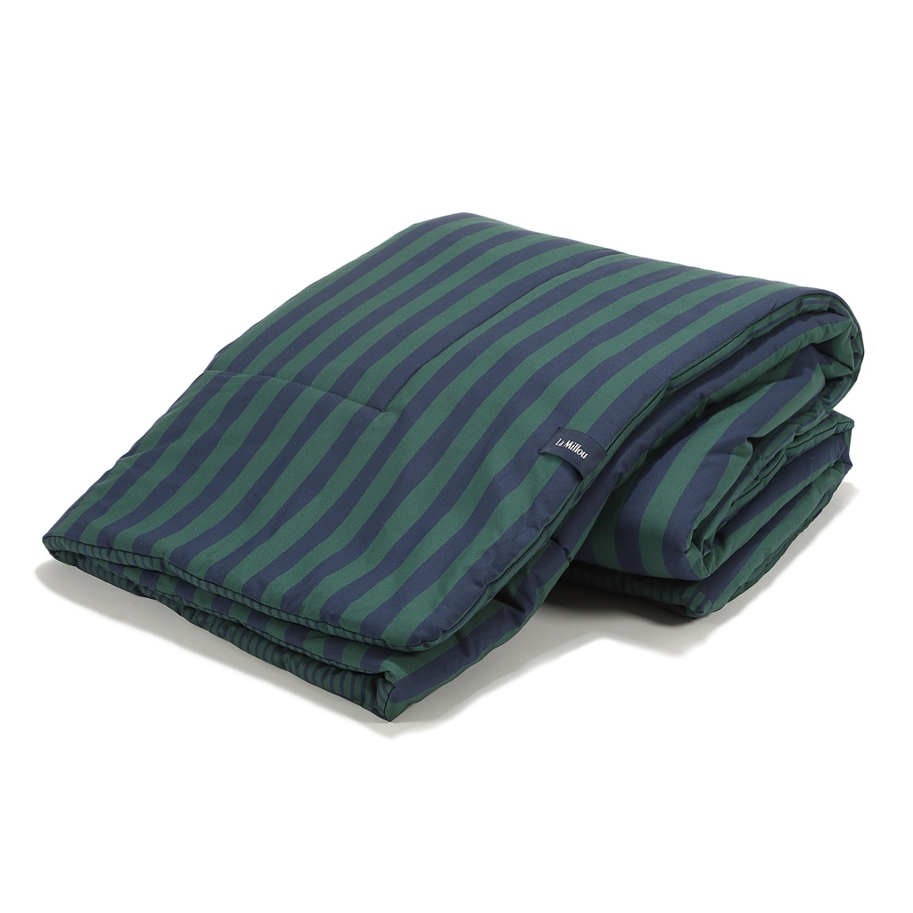 Kołdra Bawełniana STRIPES GREEN