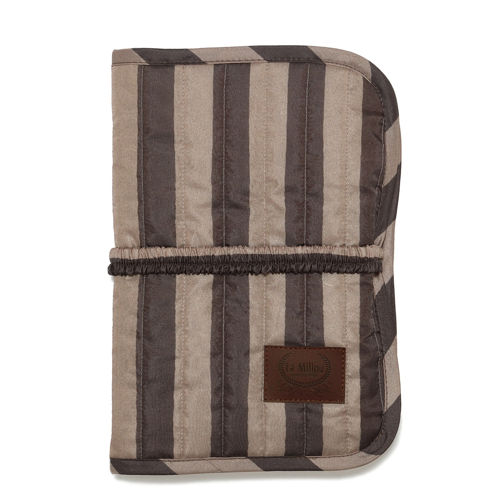 Organizer etui na pieluchy Ortalion STRIPES BROWN