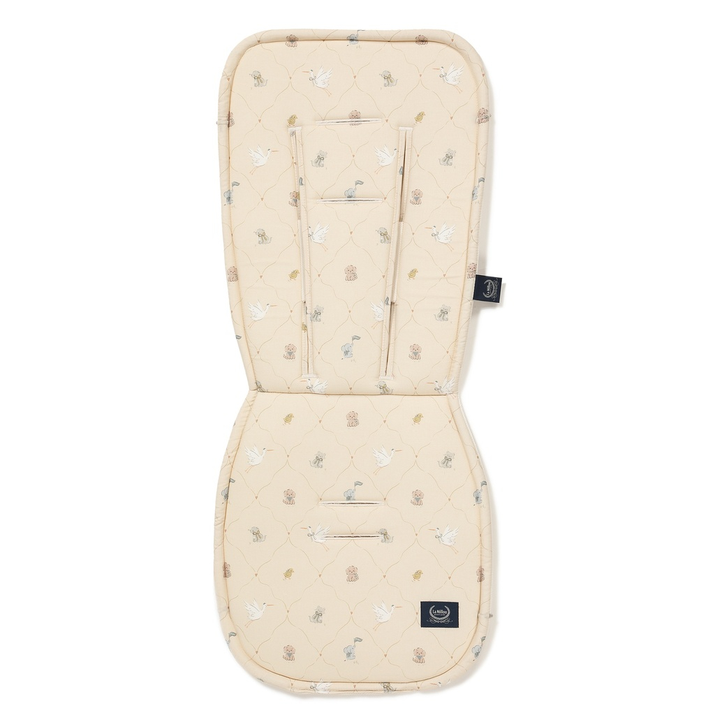 Wkładka do wózka Bawełna Velvet Multi BEBE MIGNON VANILLA