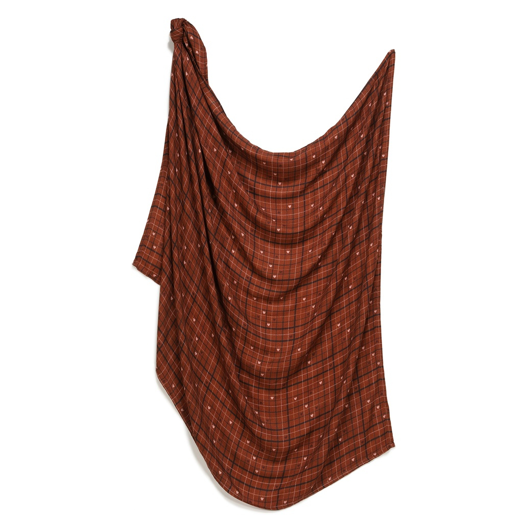Otulacz Bamboo Muślin MOO MEADOW PLAID