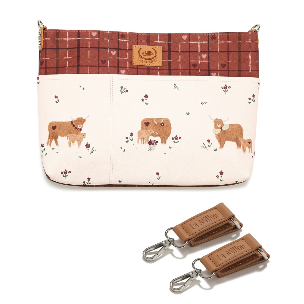 Organizer do wózka Feeria MOO MEADOW PLAID