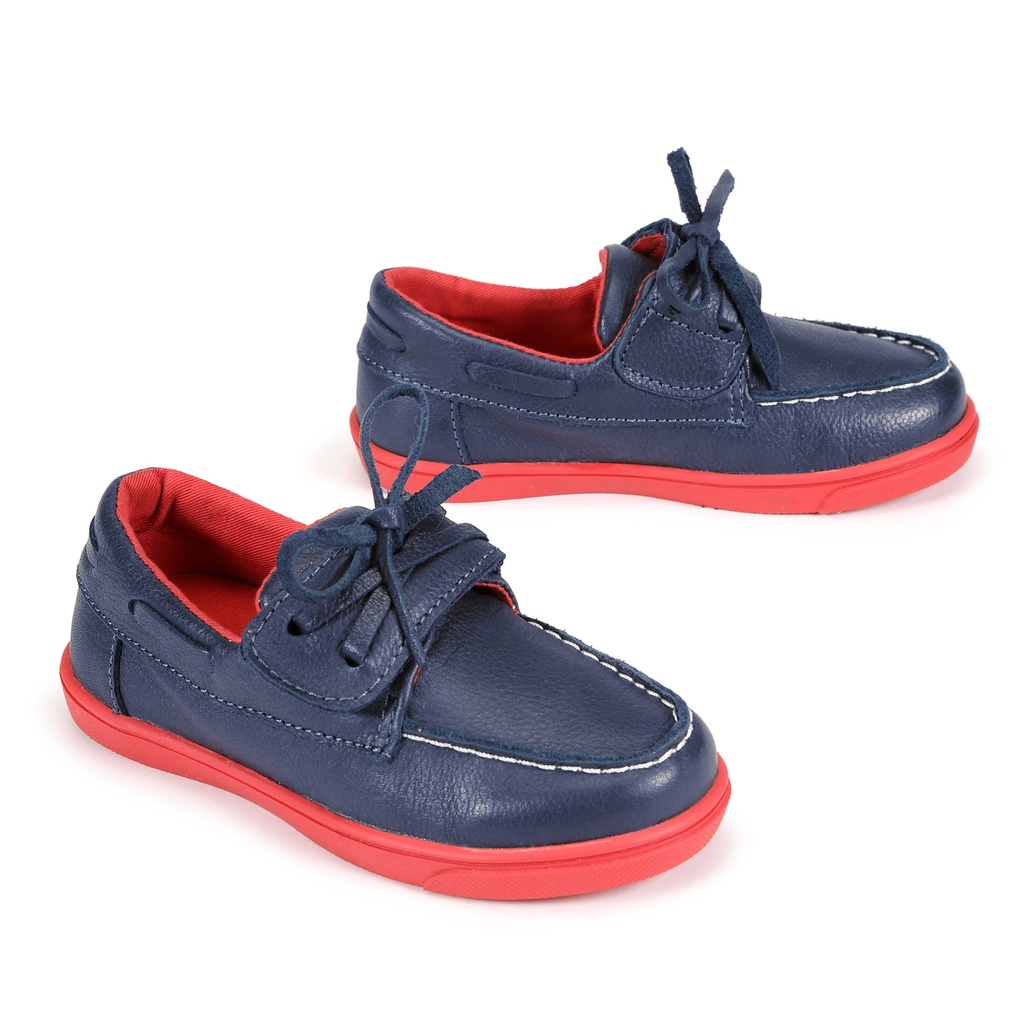 Moccasins Leather NAVY