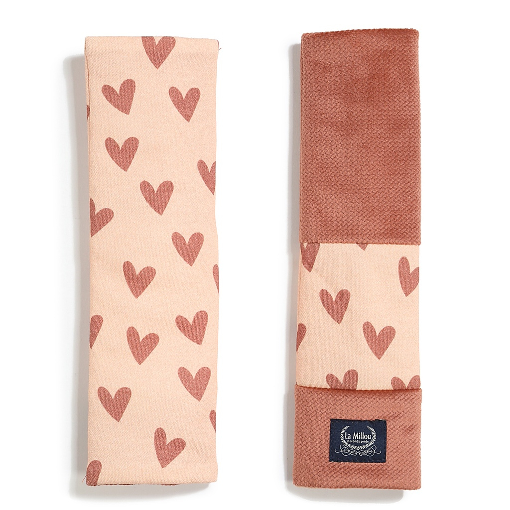 Protège ceinture bébé HEARTBEAT PINK