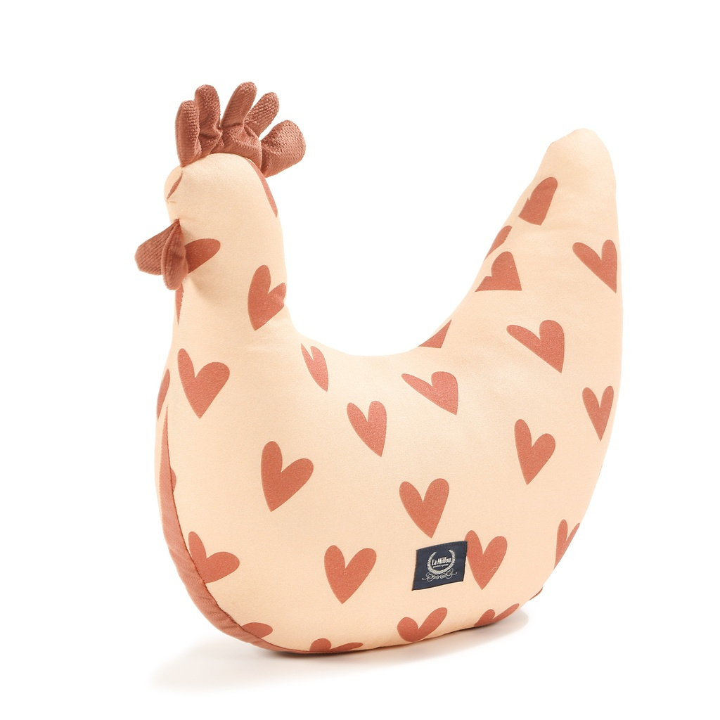 Grandma Dana's Hen Pillow Bamboo HEARTBEAT PINK
