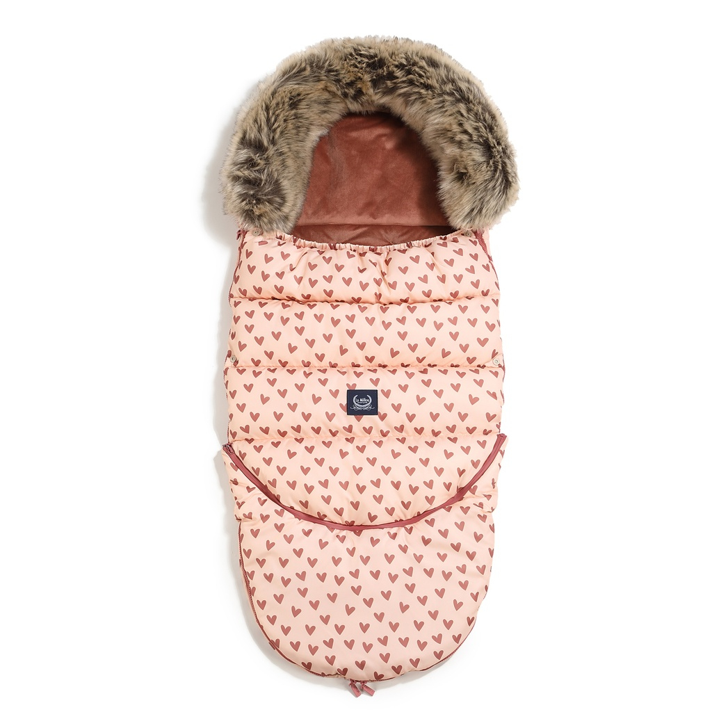 Footmuff Combo HEARTBEAT PINK