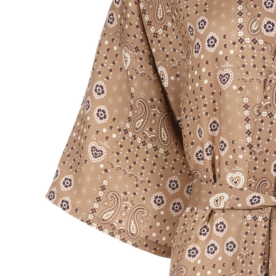 Bambus Kimono BANDANA MOCCA