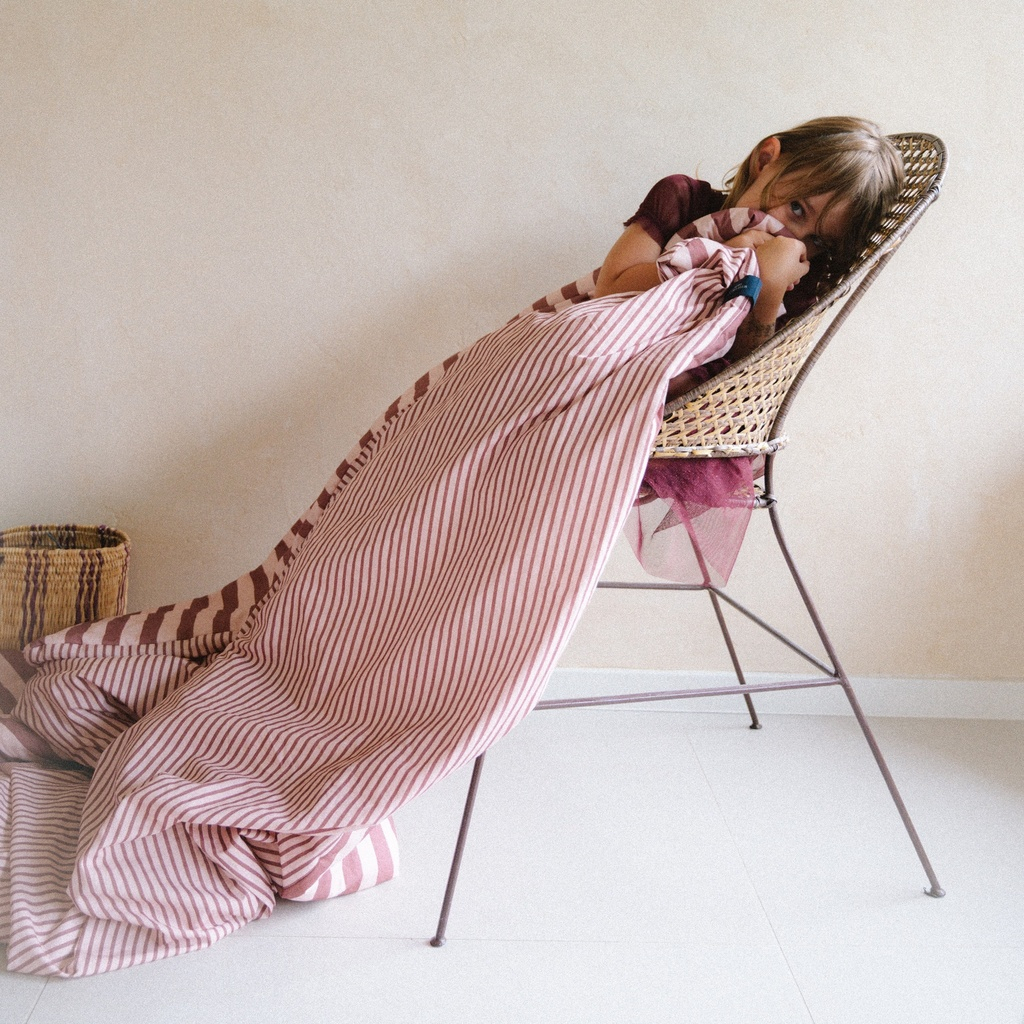 Kołdra Bawełniana STRIPES PINK