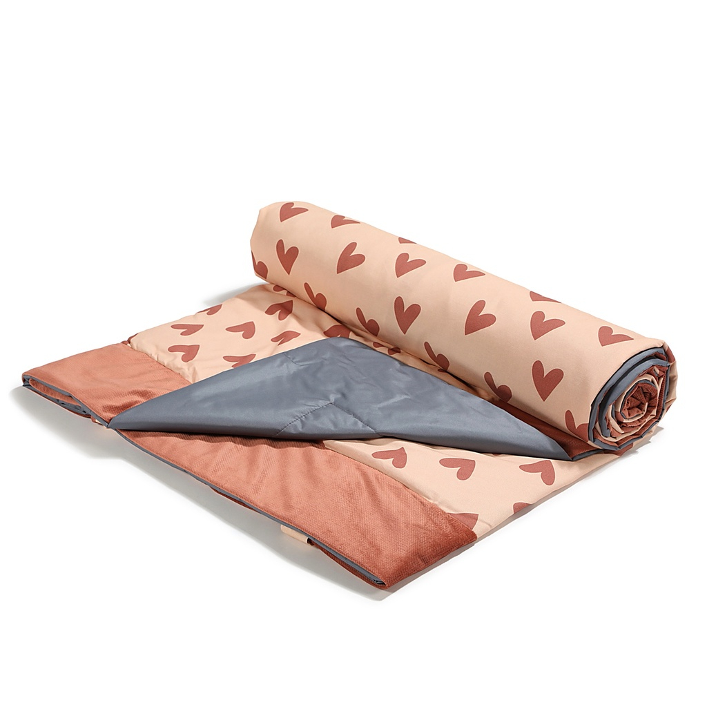 Koc Piknikowy HEARTBEAT PINK