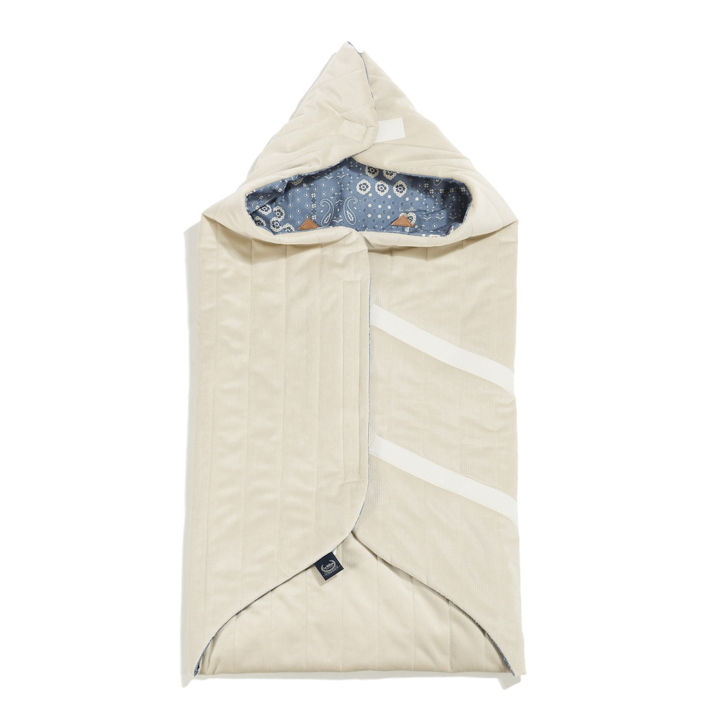 Kocyk do fotelika samochodowego Bawełna Velvet Multi BANDANA DENIM