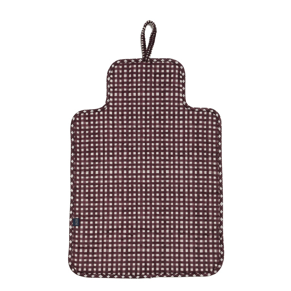 Changing Mat Nylon BURGUNDY VICHY