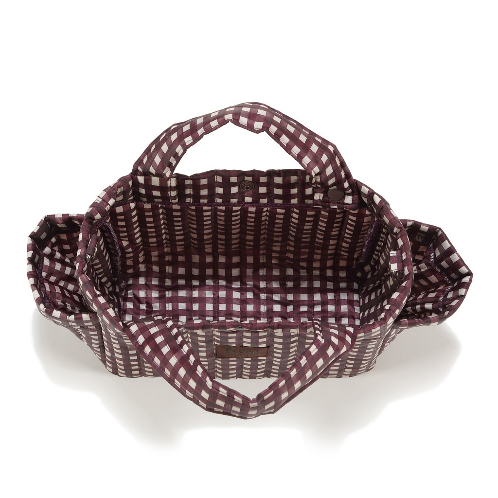 Organisateur de poussette Nylon BURGUNDY VICHY