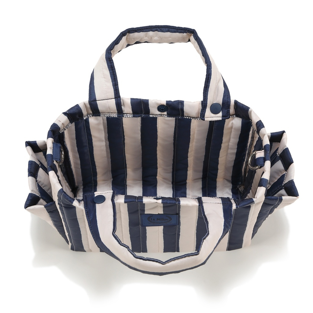 Stroller Organizer Nylon STRIPES NAVY