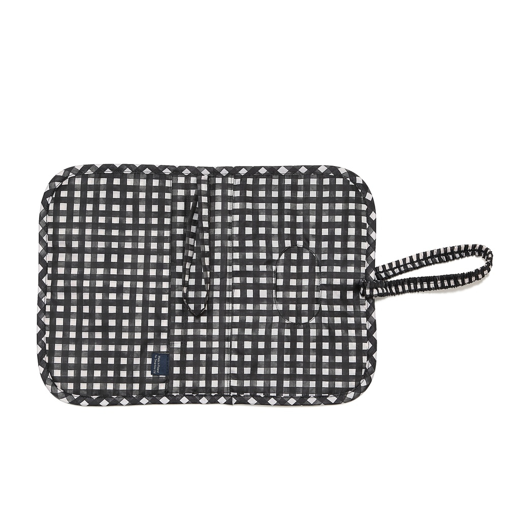 Diaper case travel organizer Nylon BLACK VICHY