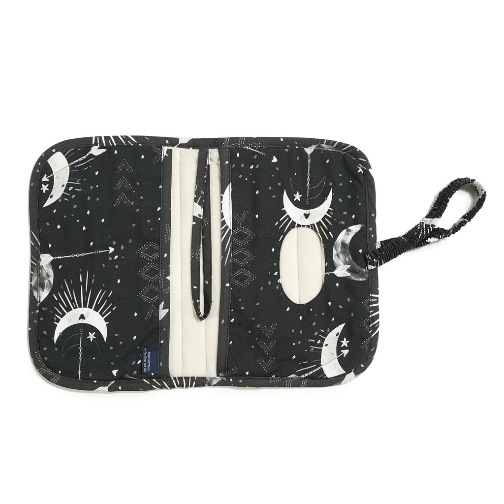 Organizer etui na pieluchy pikowany DARK LUNA