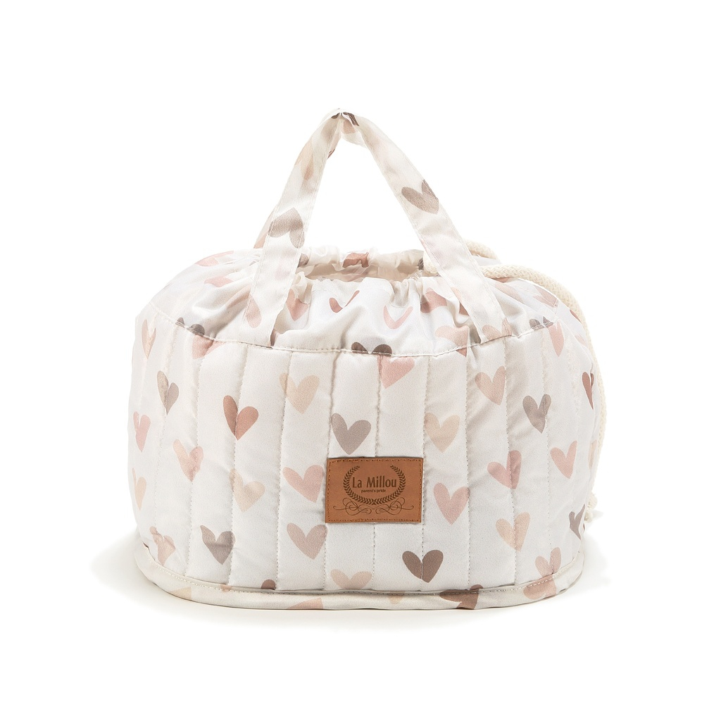 Sac à couches Nylon HEARTBEAT BEIGE