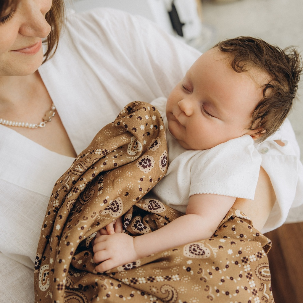Wickeln Bamboo BANDANA MOCCA