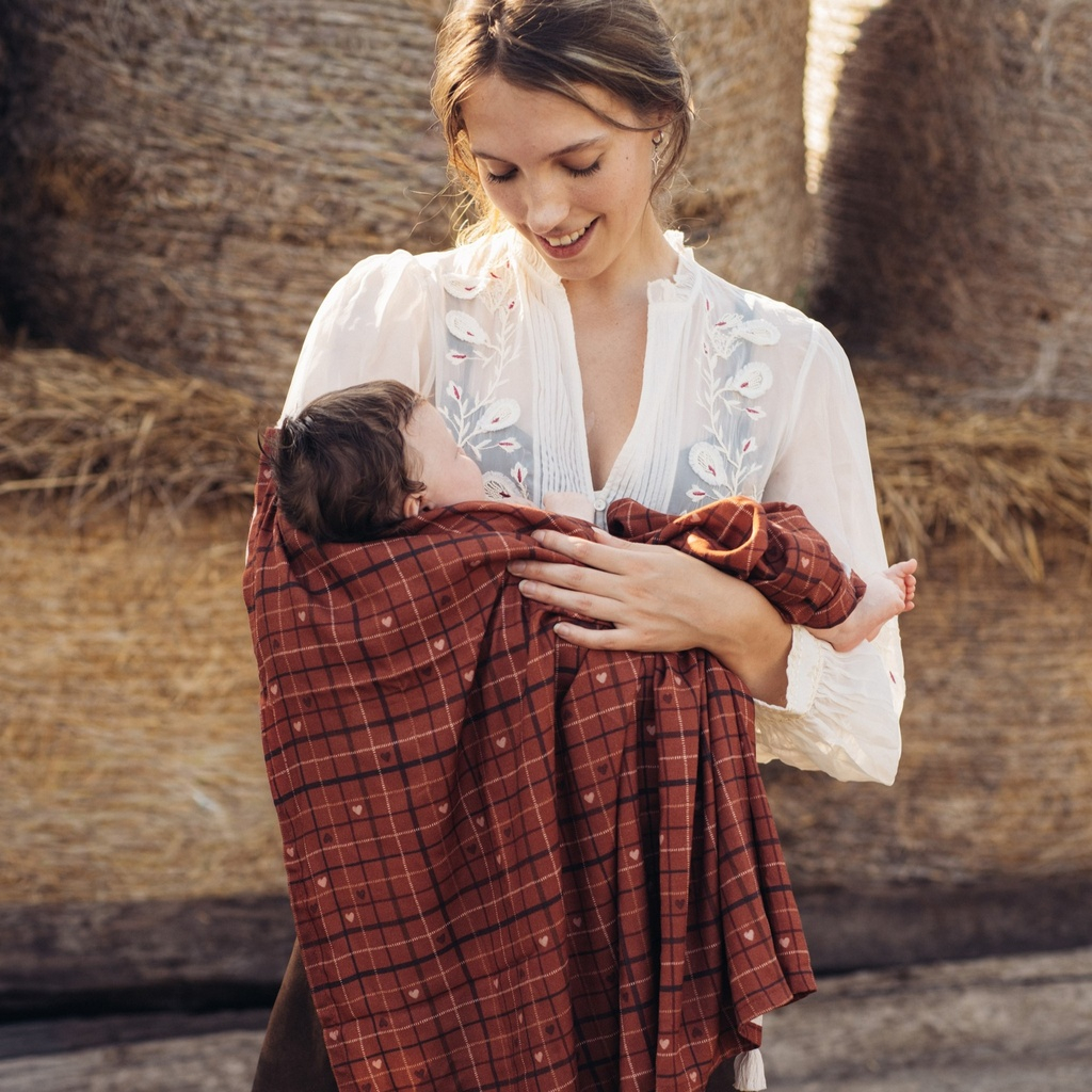 Otulacz Bamboo MOO MEADOW PLAID