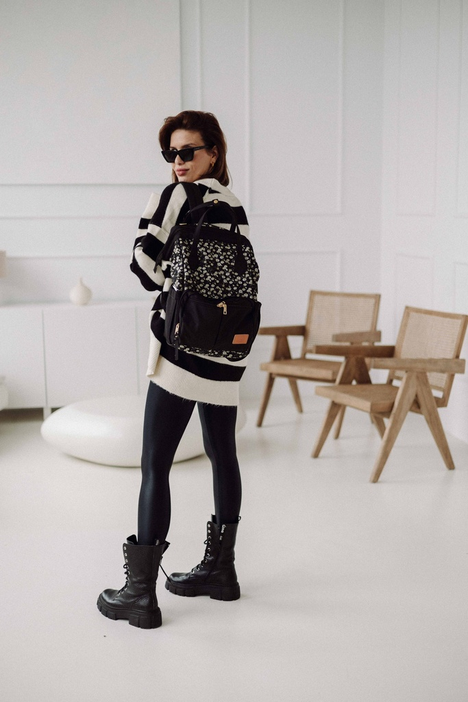 Mum's Backpack Dolce Vita PRETTY BLACK