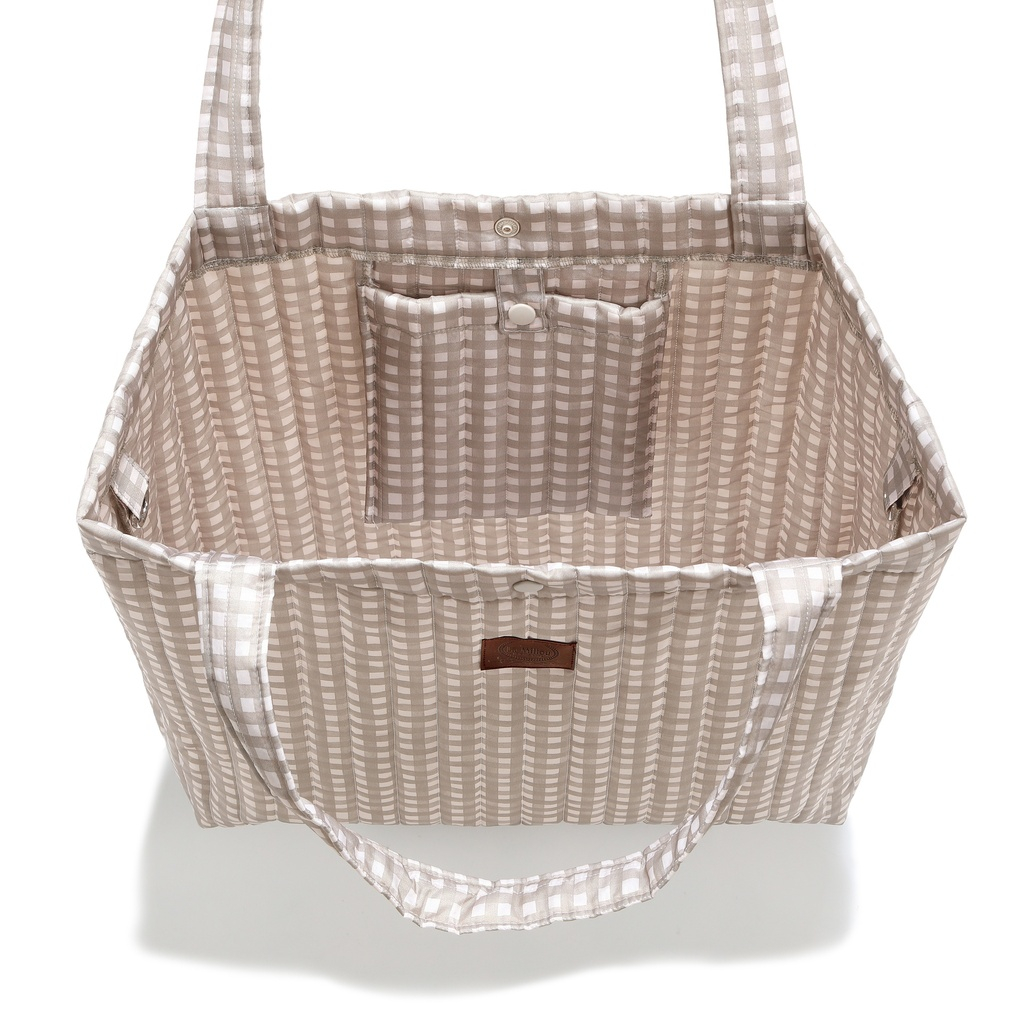 Torba Shopper Bag Ortalion BEIGE VICHY