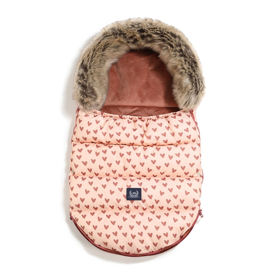 Footmuff Combo HEARTBEAT PINK