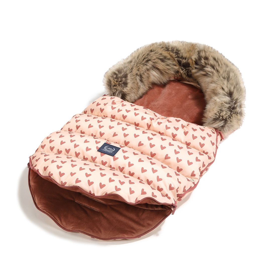 Footmuff Combo HEARTBEAT PINK