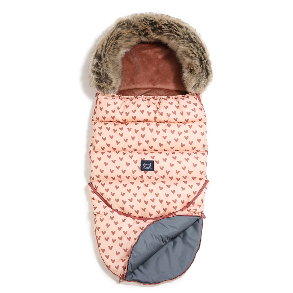 Footmuff Combo HEARTBEAT PINK