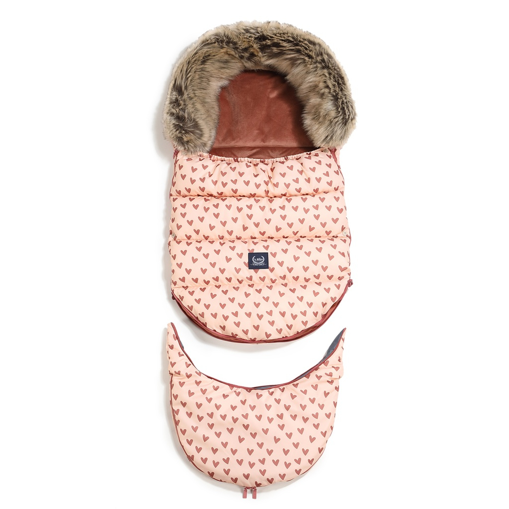 Footmuff Combo HEARTBEAT PINK