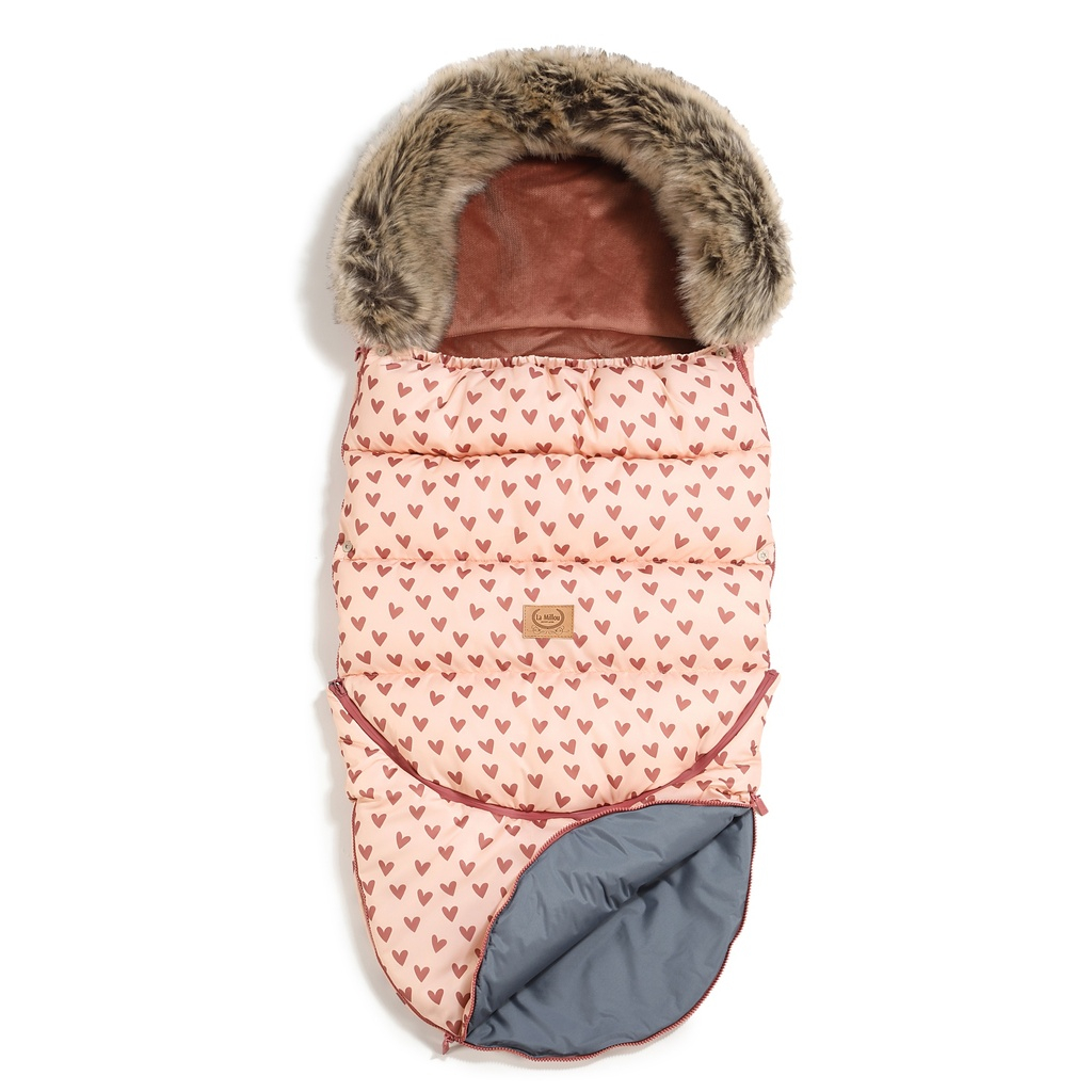 Footmuff Combo Multi HEARTBEAT PINK