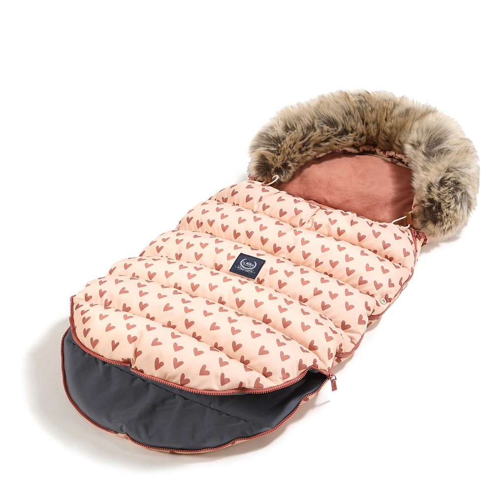 Footmuff Uni HEARTBEAT PINK