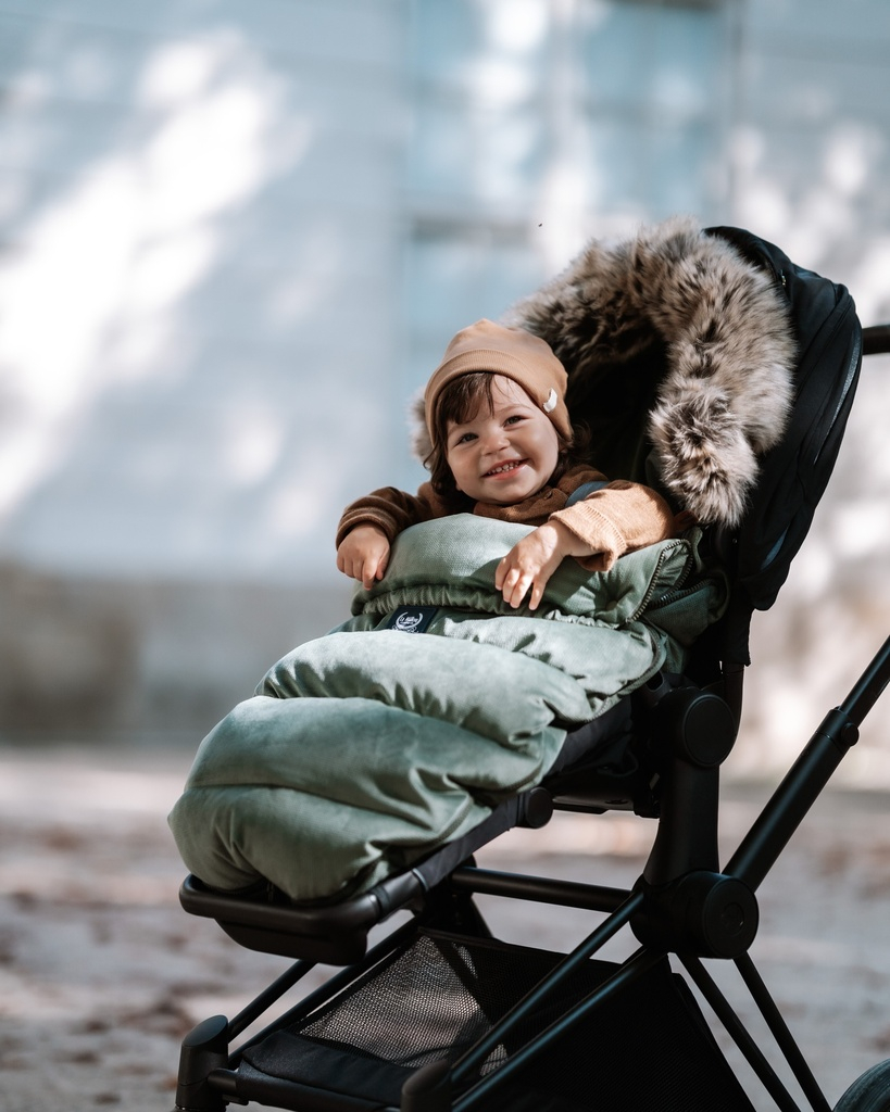 Kinderwagen Fußsack Uni KHAKI