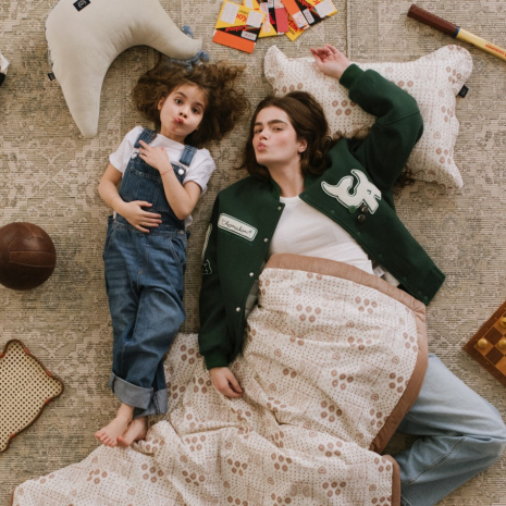 Ciepły Koc Velvet BANDANA CREAM-1511099301619