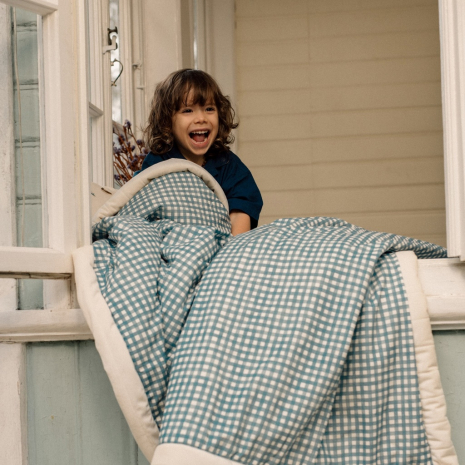 Ciepły Koc Velvet BERRY VICHY-1357081370273